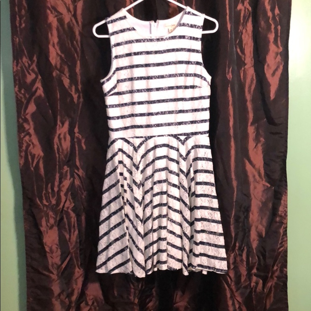 Madison Jules white lace dress